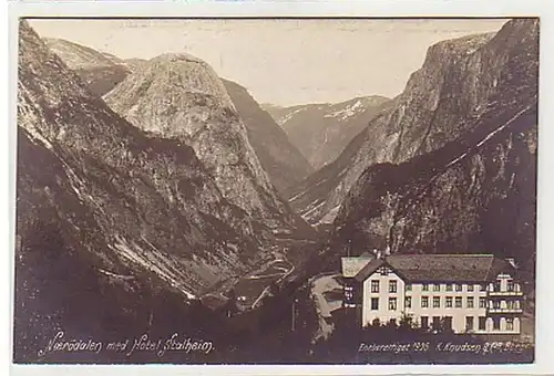 36092 Ak Naerödalen med Hotel Stalheim vers 1906