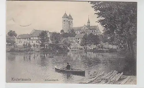 36066 Ak Klosterlausnitz Schwanenteich 1908