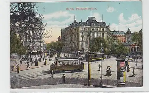 36044 Berlin Potsdamerplatz avec trafic 1910