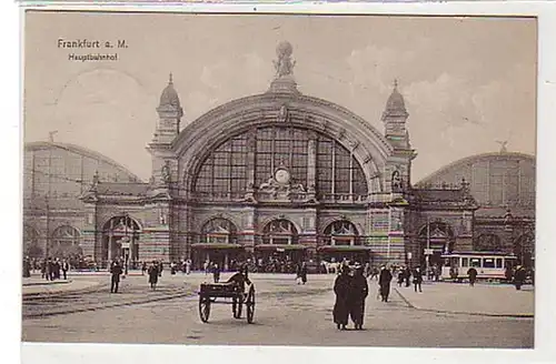 36021 Ak Frankfurt am main Hauptbahnhof 1914