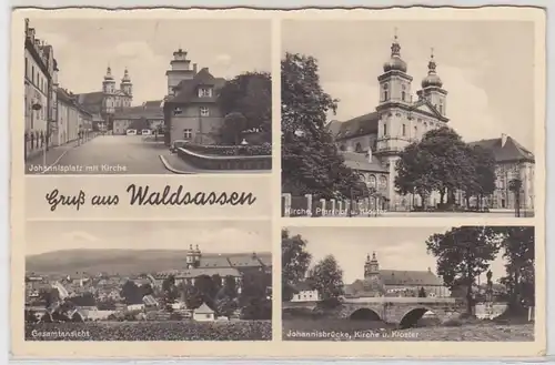 35979 Mehrbild Ak Gruß aus Waldsassen 1939