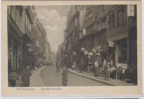 35955 Ak Alt-Hamburg Niedernstrasse um 1930