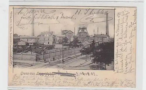 35943 Ak Salutation de Leopoldhall Salzwerk 1902