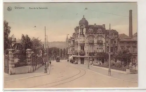 35930 Ak Verviers Belgien Rue de la Concorde um 1918