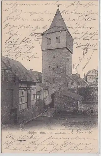 35909 Ak Hildesheim Retour à la tour de retour 1904