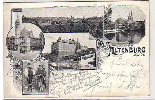 35907 Mehrbild Ak Gruss aus Altenburg S.-A. 1897