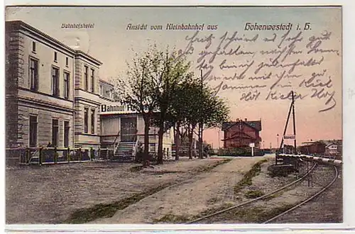 35904 Ak Hohenwestedt in Holstein Bahnhofshotel 1911