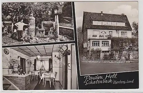 35864 Ak Schalenbach Oberberg.-Land Pension Holl 1966