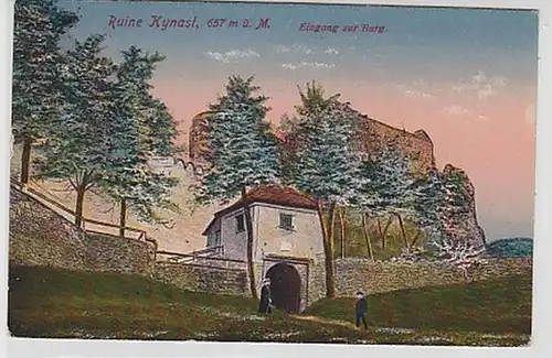 35806 Ak Ruine Kynast Entrée du château 1940
