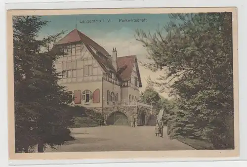 35798 Ak Lengenfeld im Vogtland Parkwirtschaft 1926