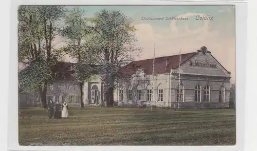 35783 Ak Colditz Etablissement Schützenhaus um 1910