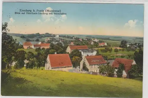 35771 Ak Zinnberg bei Penig (Muldental) 1927