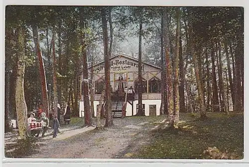 35738 Ak Ückeritz auf Usedom Strand-Restaurant 1918