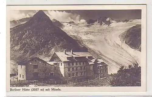 35714 Ak Berliner Hütte (2057 m) mit Mösele um 1940