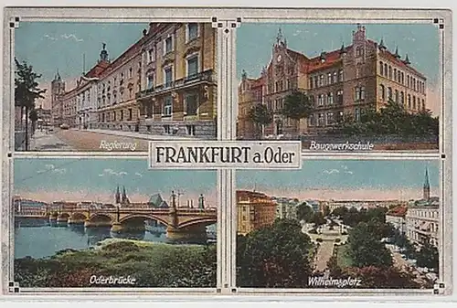 35695 Mehrbild Ak Frankfurt an der Oder um 1924