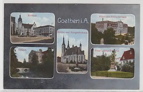 35685 Mehrbild Ak Coethen in Anhalt 1915