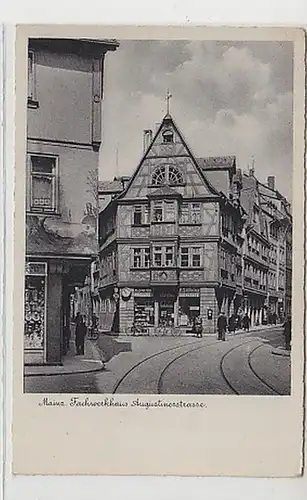 35680 Ak Mainz Fachwerkhaus Augustinerstraße um 1940