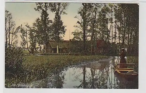 35668 Ak Dans la Spreewald Partie avec Kahn 1909