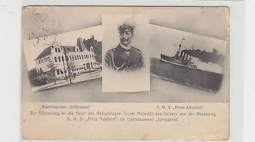 35650 Ak navire de guerre S.M.S. Prince Adalbert 1908