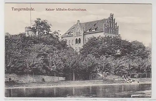 35635 Ak Tangermünde Kaiser Wilhelm Krankenhaus um 1910