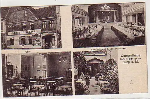 35634 Multi-image Ak Concerthaus Burg près de Magdeburg 1928