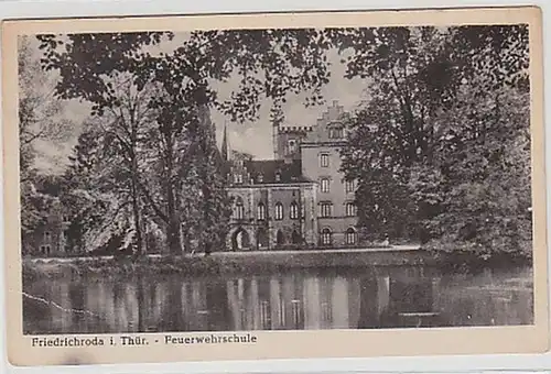 35628 Ak Friedrichroda in Thür. Feuerwehrschule 1951