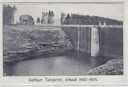 35625 Ak Gothaer barrage construit 1902-1905