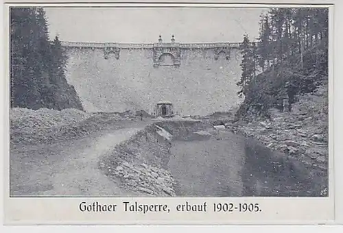 35624 Ak Gothaer barrage construit 1902-1905