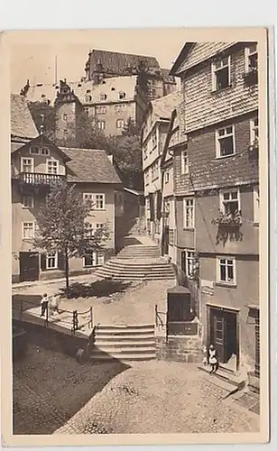 355667 Ak Marburg Schlosstreppe 1937