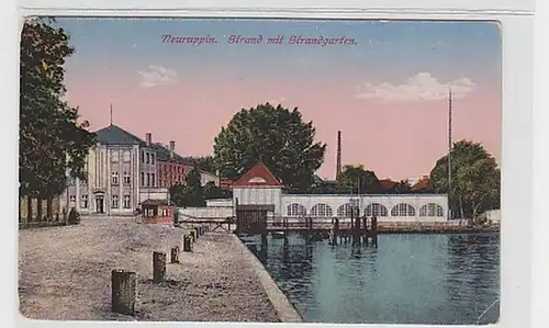 35566 Ak Neuruppin plage avec jardin de plage autour de 1920