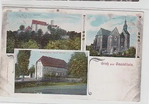 35533 Mehrbild-Ak Gruß aus Gnandstein 1923