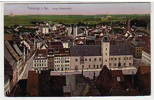 35483 Ak Freiberg in Sa. vom Petriturm 1912