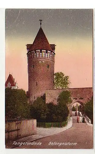 35454 Ak Tangermünde Tour de prison vers 1910