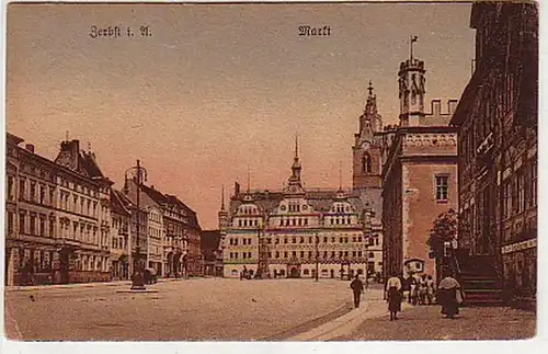 35453 Ak Zerbst i.A. Markt 1919