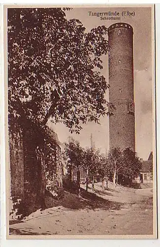 35448 Ak Tangermünde (Elbe) Schwarzurm vers 1920