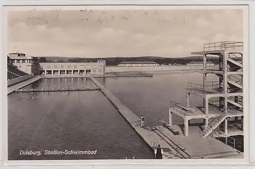 35397 Ak Duisburg Stadion Schwimmbad 1939