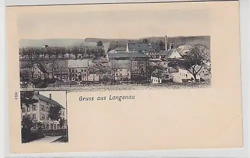 35366 Mehrbild Ak Gruß aus Langenau um 1900