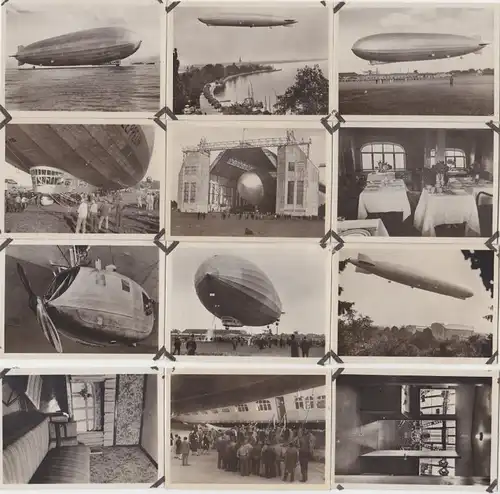 35304/12 Photo dirigeable Zeppelin vers 1930