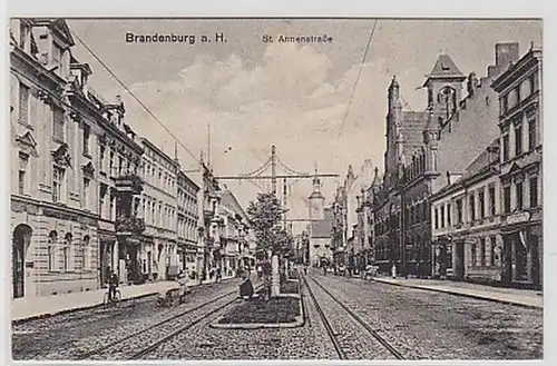35272 Feldpost Ak Brandenburg a.H. St. Annenstraße 1916