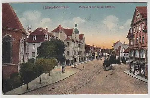 35271 Ak Hettstedt Südharz Marktplatz vers 1910