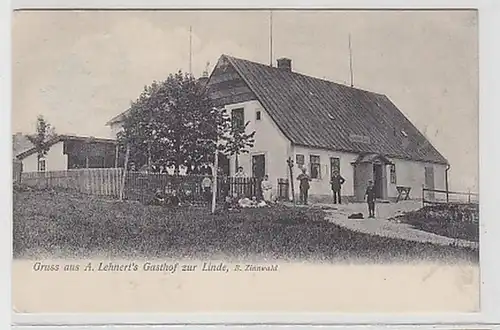 35263 Ak Gruß aus Altenberg Gasthof zur Linde um 1910