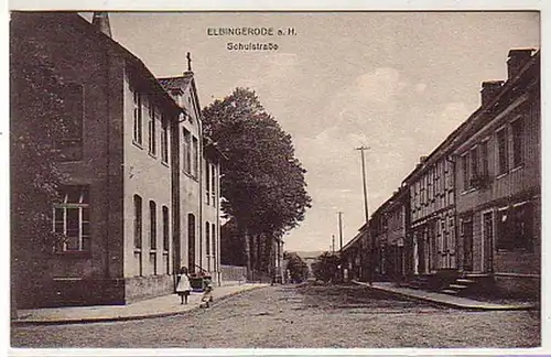 35234 Ak Elbingerode am Harz Schulstrasse um 1910