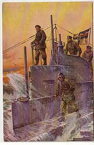 35231 Ak Kommandoturm eines deutschen U-Bootes 1917
