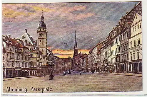 35208 Wiro Artiste Ak Altenburg Marché 1926