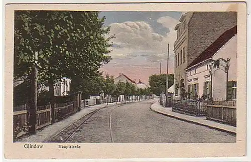 35194 Ak Glindow Hauptstraße um 1920