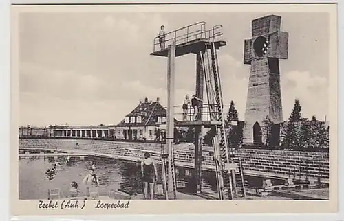 35180 Ak Zerbst in Anhalt Loeperbad um 1940