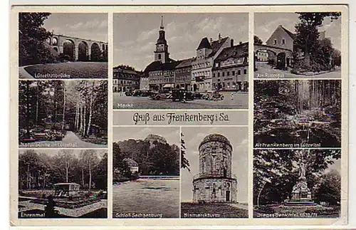 35132 Mehrbild Ak Gruß aus Frankenberg in Sa. 1937