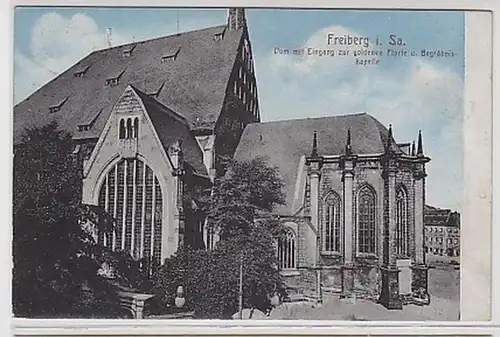 35074 Ak Freiberg in Sachsen Dom und Kapelle 1911