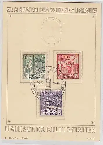 35049 Sonderkarte Aufbau Hallischer Kulturstätten 1946