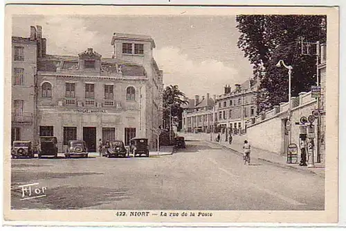 35042 Ak Niort France la rue de la Poste vers 1930